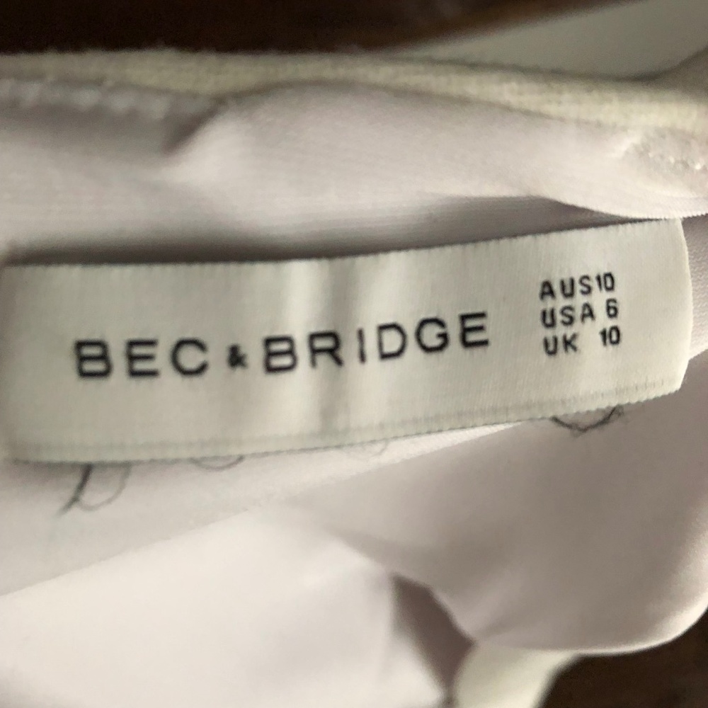 **SOLD** Bec & Bridge Plunge Peplum Tank sz6 a3* - Picture 8 of 8